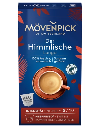 Mövenpick Der Himmlische Lungo 10 капсулы a 5,7 грамм оптом